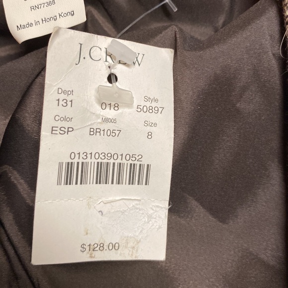 BNWT J. Crew neutrals godet skirted neutrals suit - Picture 6 of 8